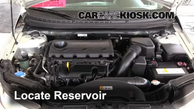 2013 Kia Forte Koup SX 2.4L 4 Cyl. Windshield Washer Fluid Add Fluid